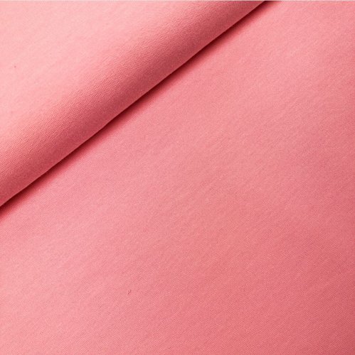 B-WARE !!! - RESTSTÜCK 1,40m !!! - Bio Sweat - Colorblocking - rosa - Albstoffe